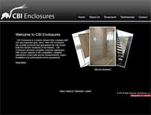 Tablet Screenshot of cbienclosures.com